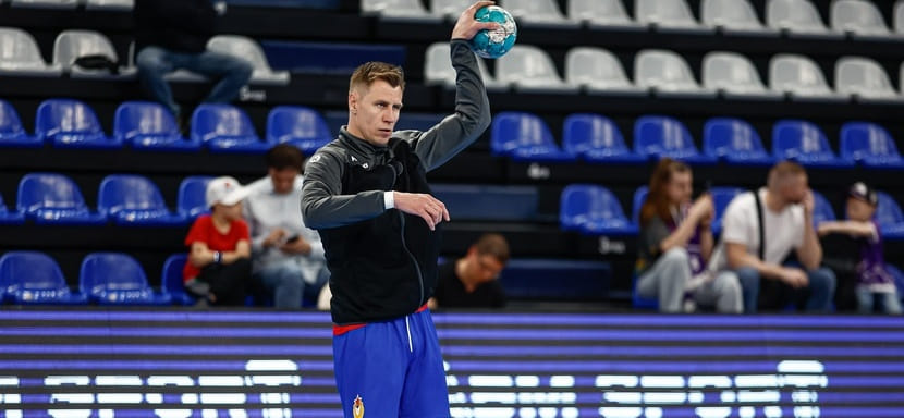 Olimpbet Super League. The right wing of HC CSKA Daniil Shishkarev is recognized as the best player of May, according to Handballfast and its readers