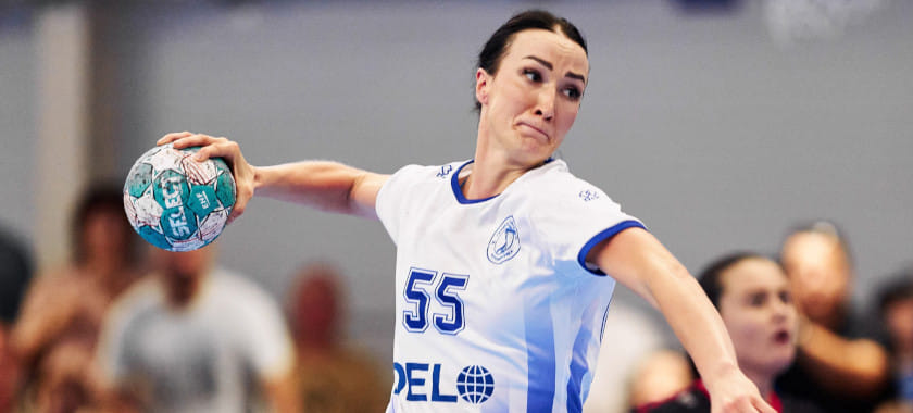 The left back of HC Chernomorochka Natalia Nikitina is the top-scorer of 2024 among the Russian handball players